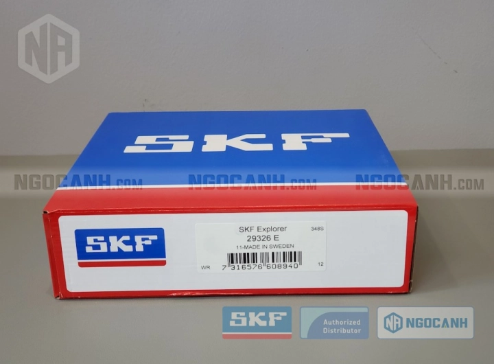 Vòng bi SKF 29326 E chính hãng phân phối bởi SKF Ngọc Anh - Đại lý ủy quyền SKF Vòng bi SKF 29326 E chính hãng phân phối bởi SKF Ngọc Anh - Đại lý ủy quyền SKF