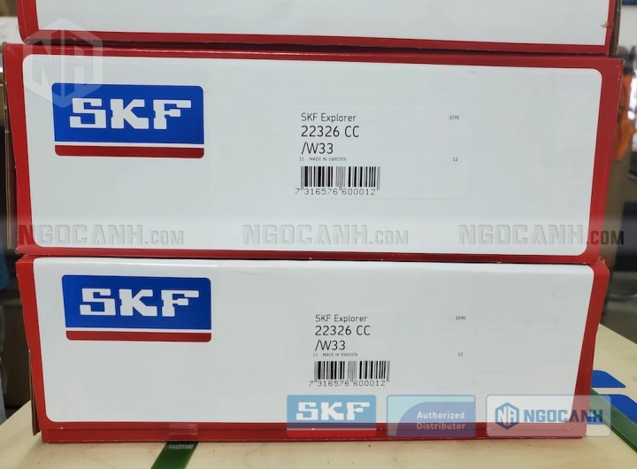 Vòng bi SKF 22326 CC/W33 chính hãng phân phối bởi SKF Ngọc Anh - Đại lý ủy quyền SKF