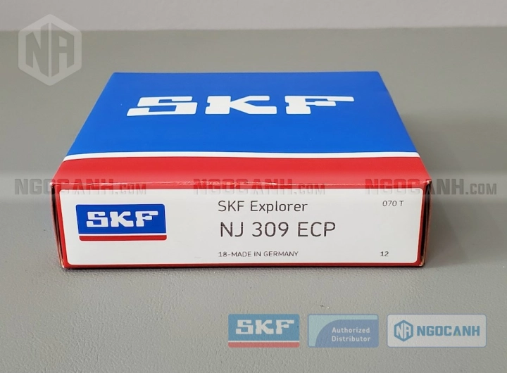 Vòng bi SKF NJ 309 ECP chính hãng phân phối bởi SKF Ngọc Anh - Đại lý ủy quyền SKF