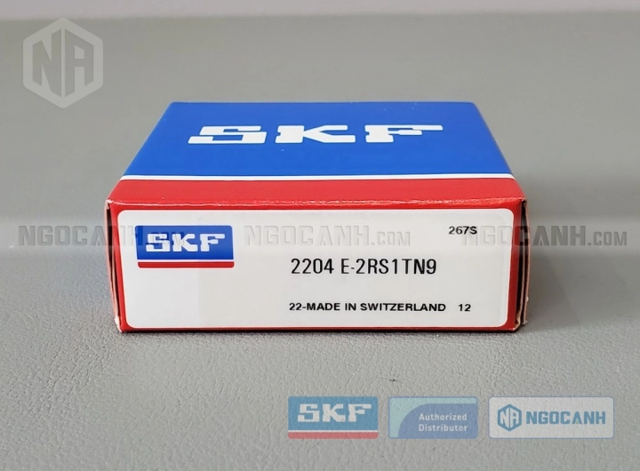 Vòng bi SKF 2204 E-2RS1TN9 chính hãng phân phối bởi SKF Ngọc Anh - Đại lý ủy quyền SKF Vòng bi SKF 2204 E-2RS1TN9 chính hãng phân phối bởi SKF Ngọc Anh - Đại lý ủy quyền SKF