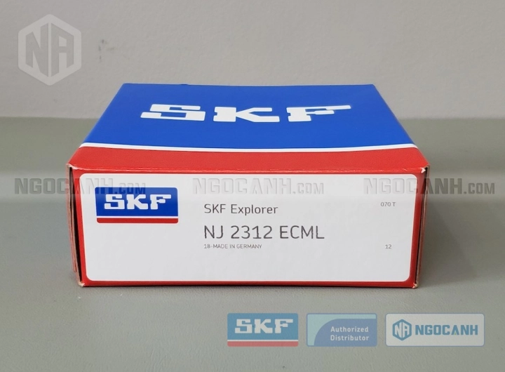 Vòng bi SKF NJ 2312 ECML chính hãng phân phối bởi SKF Ngọc Anh - Đại lý ủy quyền SKF