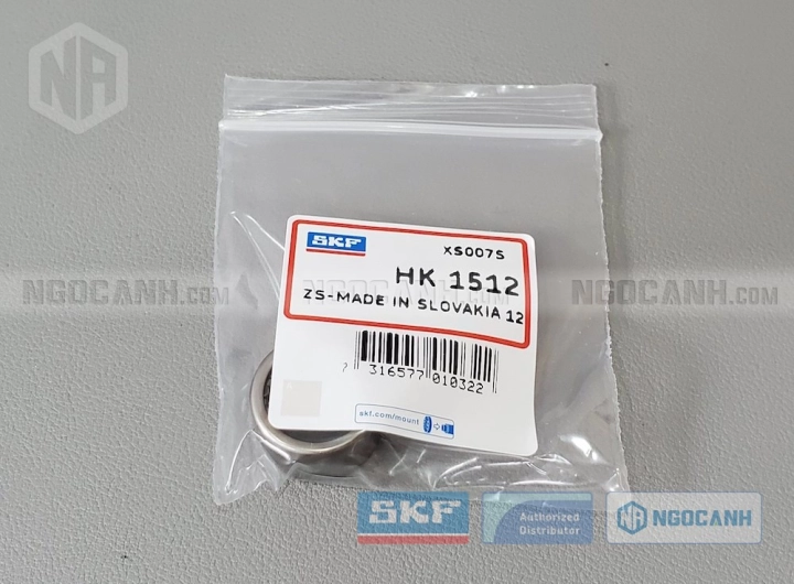 Vòng bi SKF HK 1512 chính hãng phân phối bởi SKF Ngọc Anh - Đại lý ủy quyền SKF