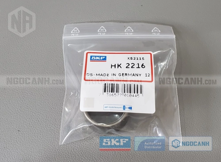 Vòng bi SKF HK 2216 chính hãng phân phối bởi SKF Ngọc Anh - Đại lý ủy quyền SKF