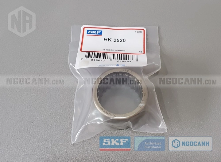 Vòng bi SKF HK 2520 chính hãng phân phối bởi SKF Ngọc Anh - Đại lý ủy quyền SKF