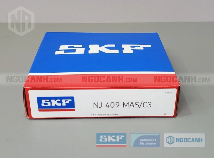 Vòng bi SKF NJ 409 MAS/C3 chính hãng phân phối bởi SKF Ngọc Anh - Đại lý ủy quyền SKF Vòng bi SKF NJ 409 MAS/C3 chính hãng phân phối bởi SKF Ngọc Anh - Đại lý ủy quyền SKF