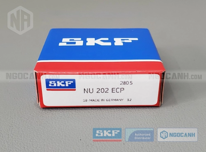 Vòng bi SKF NU 202 ECP chính hãng phân phối bởi SKF Ngọc Anh - Đại lý ủy quyền SKF