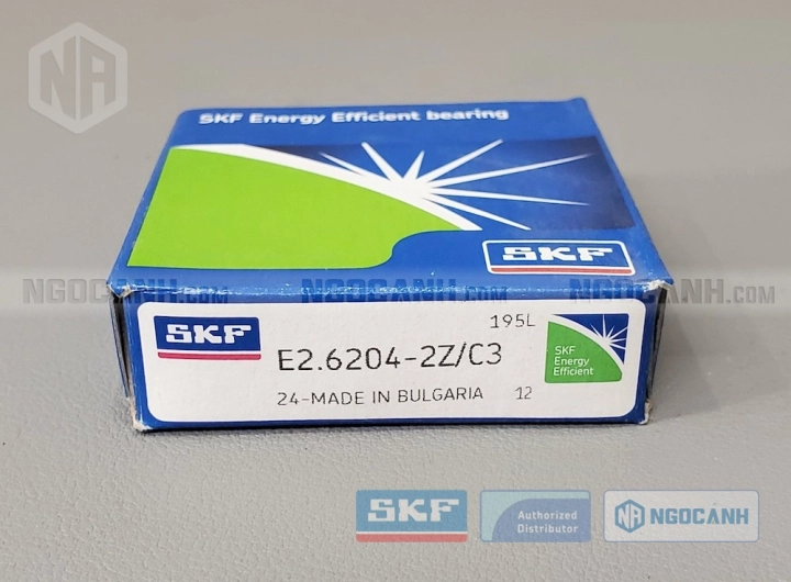 Vòng bi SKF E2.6204-2Z/C3 chính hãng phân phối bởi SKF Ngọc Anh - Đại lý ủy quyền SKF