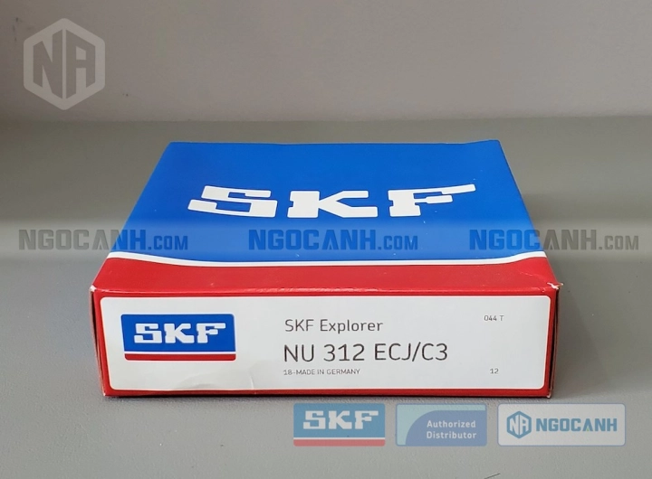 Vòng bi SKF NU 312 ECJ/C3 chính hãng phân phối bởi SKF Ngọc Anh - Đại lý ủy quyền SKF