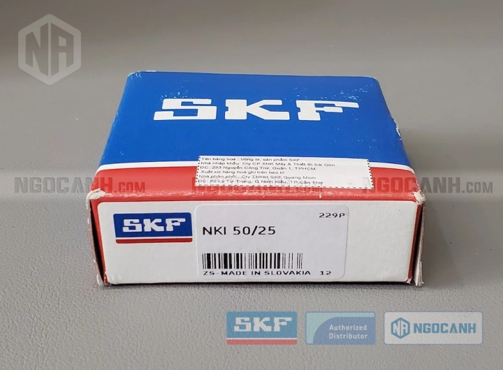 Vòng bi SKF NKI 50/25 chính hãng phân phối bởi SKF Ngọc Anh - Đại lý ủy quyền SKF