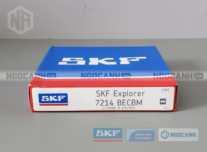 Vòng bi SKF 7214 BECBM chính hãng phân phối bởi SKF Ngọc Anh - Đại lý ủy quyền SKF Vòng bi SKF 7214 BECBM chính hãng phân phối bởi SKF Ngọc Anh - Đại lý ủy quyền SKF