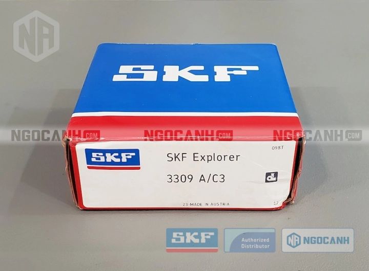 Vòng bi SKF 3309 A/C3 chính hãng phân phối bởi SKF Ngọc Anh - Đại lý ủy quyền SKF Vòng bi SKF 3309 A/C3 chính hãng phân phối bởi SKF Ngọc Anh - Đại lý ủy quyền SKF