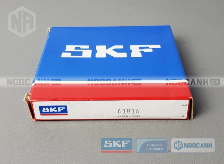 Vòng bi SKF 61816 chính hãng phân phối bởi SKF Ngọc Anh - Đại lý ủy quyền SKF