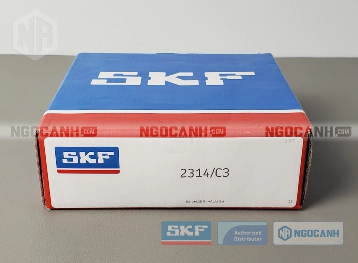 Vòng bi SKF 2314/C3 chính hãng phân phối bởi SKF Ngọc Anh - Đại lý ủy quyền SKF