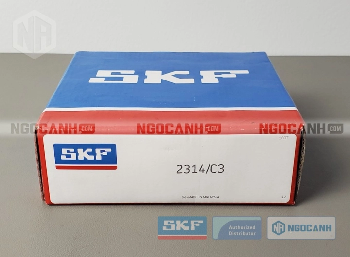Vòng bi SKF 2314/C3 chính hãng phân phối bởi SKF Ngọc Anh - Đại lý ủy quyền SKF Vòng bi SKF 2314/C3 chính hãng phân phối bởi SKF Ngọc Anh - Đại lý ủy quyền SKF