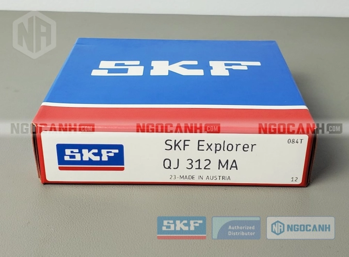 Vòng bi SKF QJ 312 MA chính hãng phân phối bởi SKF Ngọc Anh - Đại lý ủy quyền SKF