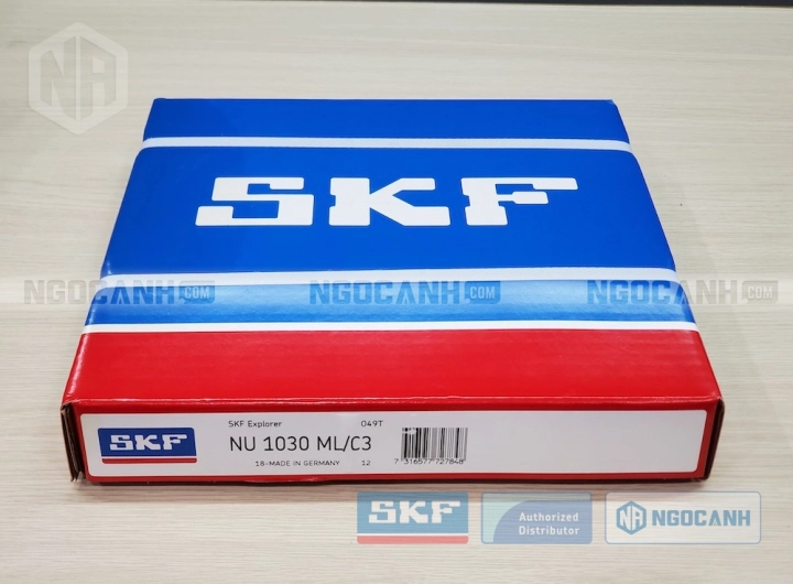 Vòng bi SKF NU 1030 ML/C3 chính hãng phân phối bởi SKF Ngọc Anh - Đại lý ủy quyền SKF