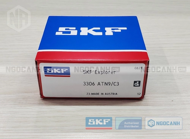 Vòng bi SKF 3306 ATN9/C3 chính hãng phân phối bởi SKF Ngọc Anh - Đại lý ủy quyền SKF