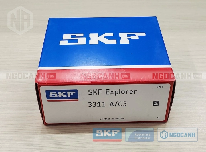Vòng bi SKF 3311 A/C3 chính hãng phân phối bởi SKF Ngọc Anh - Đại lý ủy quyền SKF