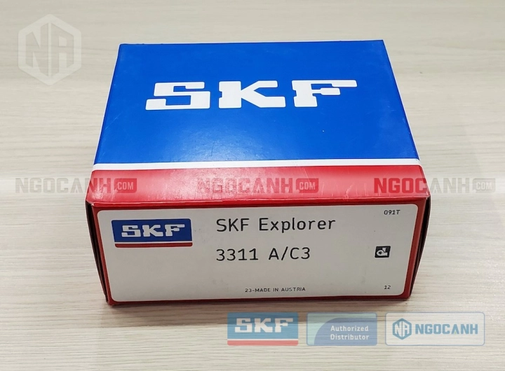 Vòng bi SKF 3311 A/C3 chính hãng phân phối bởi SKF Ngọc Anh - Đại lý ủy quyền SKF Vòng bi SKF 3311 A/C3 chính hãng phân phối bởi SKF Ngọc Anh - Đại lý ủy quyền SKF