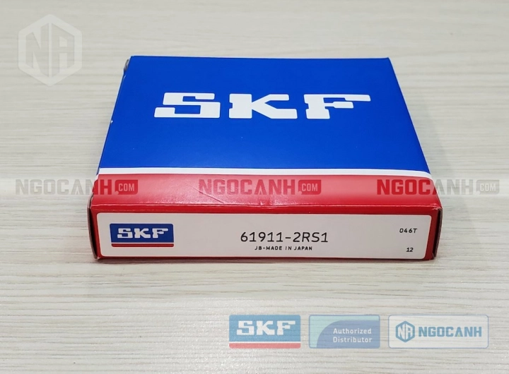 Vòng bi SKF 61911-2RS1 chính hãng phân phối bởi SKF Ngọc Anh - Đại lý ủy quyền SKF Vòng bi SKF 61911-2RS1 chính hãng phân phối bởi SKF Ngọc Anh - Đại lý ủy quyền SKF