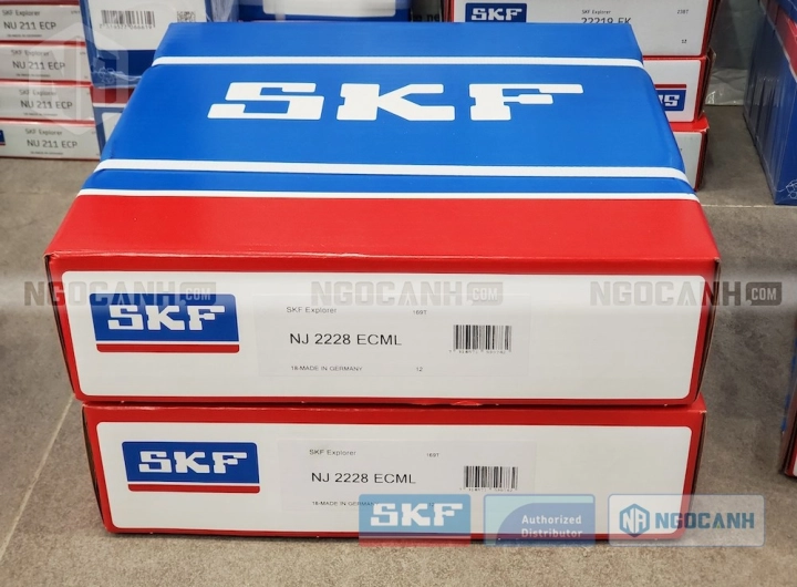 Vòng bi SKF NJ 2228 ECML chính hãng phân phối bởi SKF Ngọc Anh - Đại lý ủy quyền SKF
