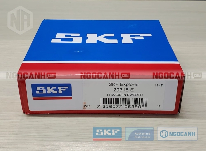 Vòng bi SKF 29318 E chính hãng phân phối bởi SKF Ngọc Anh - Đại lý ủy quyền SKF Vòng bi SKF 29318 E chính hãng phân phối bởi SKF Ngọc Anh - Đại lý ủy quyền SKF