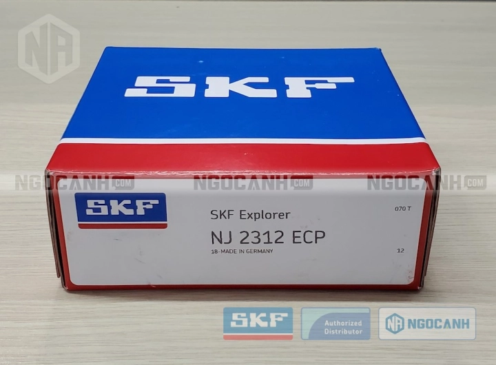Vòng bi SKF NJ 2312 ECP chính hãng phân phối bởi SKF Ngọc Anh - Đại lý ủy quyền SKF
