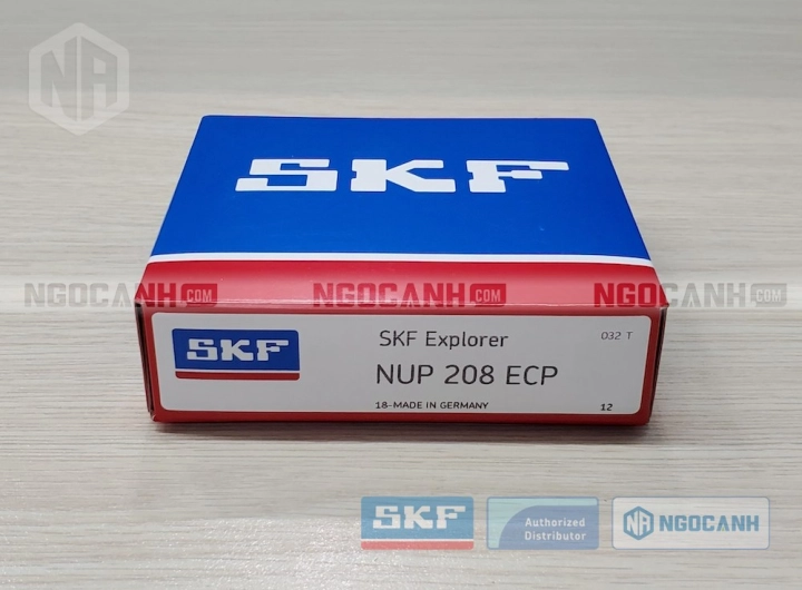 Vòng bi SKF NUP 208 ECP chính hãng phân phối bởi SKF Ngọc Anh - Đại lý ủy quyền SKF