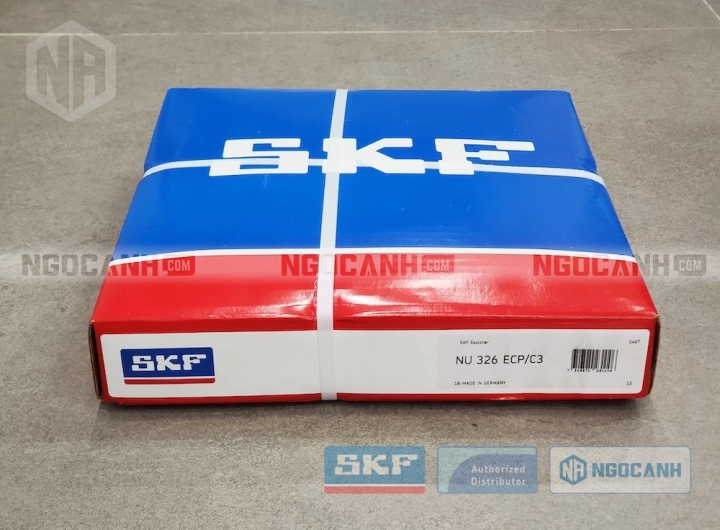 Vòng bi SKF NU 326 ECP/C3 chính hãng phân phối bởi SKF Ngọc Anh - Đại lý ủy quyền SKF