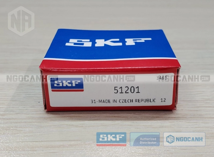 Vòng bi SKF 51201 chính hãng phân phối bởi SKF Ngọc Anh - Đại lý ủy quyền SKF