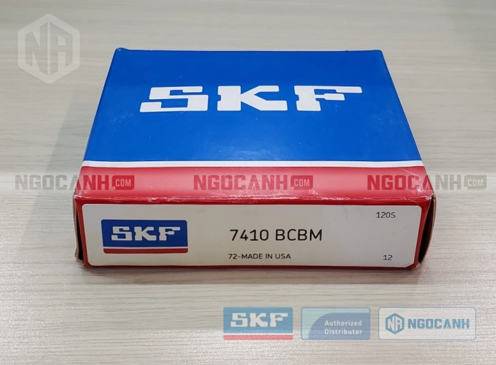Vòng bi SKF 7410 BCBM chính hãng phân phối bởi SKF Ngọc Anh - Đại lý ủy quyền SKF Vòng bi SKF 7410 BCBM chính hãng phân phối bởi SKF Ngọc Anh - Đại lý ủy quyền SKF