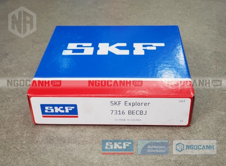 Vòng bi SKF 7316 BECBJ chính hãng phân phối bởi SKF Ngọc Anh - Đại lý ủy quyền SKF