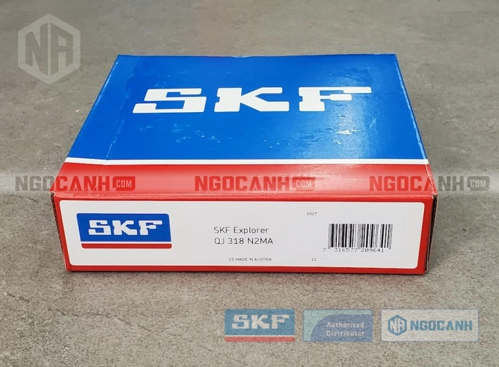 Vòng bi SKF QJ 318 N2MA chính hãng phân phối bởi SKF Ngọc Anh - Đại lý ủy quyền SKF