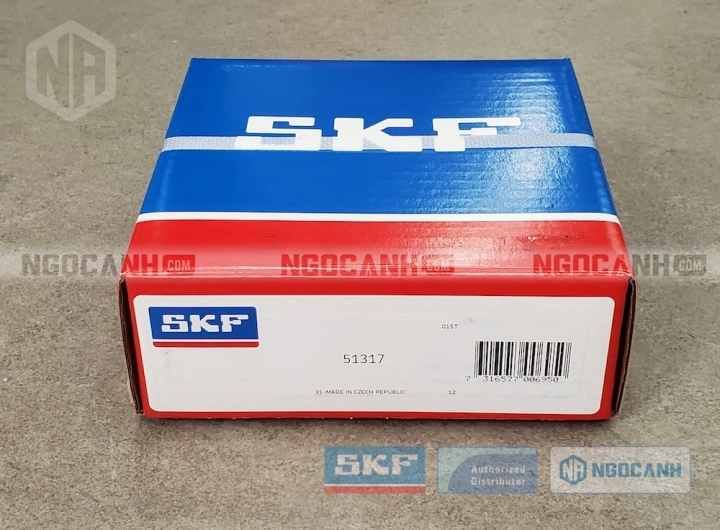 Vòng bi SKF 51317 chính hãng phân phối bởi SKF Ngọc Anh - Đại lý ủy quyền SKF