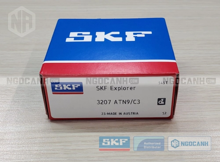 Vòng bi SKF 3207 ATN9/C3 chính hãng phân phối bởi SKF Ngọc Anh - Đại lý ủy quyền SKF Vòng bi SKF 3207 ATN9/C3 chính hãng phân phối bởi SKF Ngọc Anh - Đại lý ủy quyền SKF
