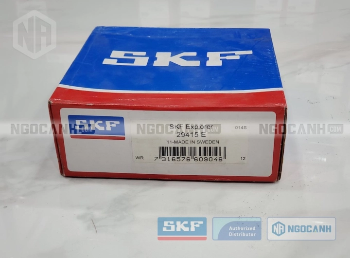 Vòng bi SKF 29415 E chính hãng phân phối bởi SKF Ngọc Anh - Đại lý ủy quyền SKF Vòng bi SKF 29415 E chính hãng phân phối bởi SKF Ngọc Anh - Đại lý ủy quyền SKF
