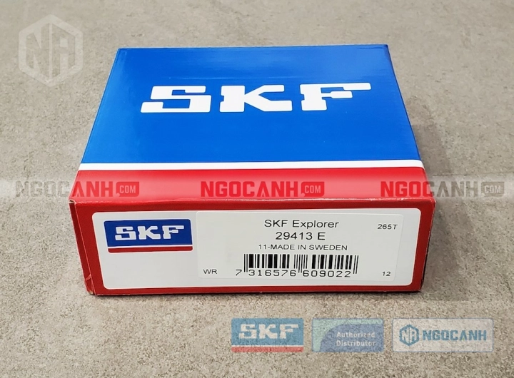 Vòng bi SKF 29413 E chính hãng phân phối bởi SKF Ngọc Anh - Đại lý ủy quyền SKF Vòng bi SKF 29413 E chính hãng phân phối bởi SKF Ngọc Anh - Đại lý ủy quyền SKF