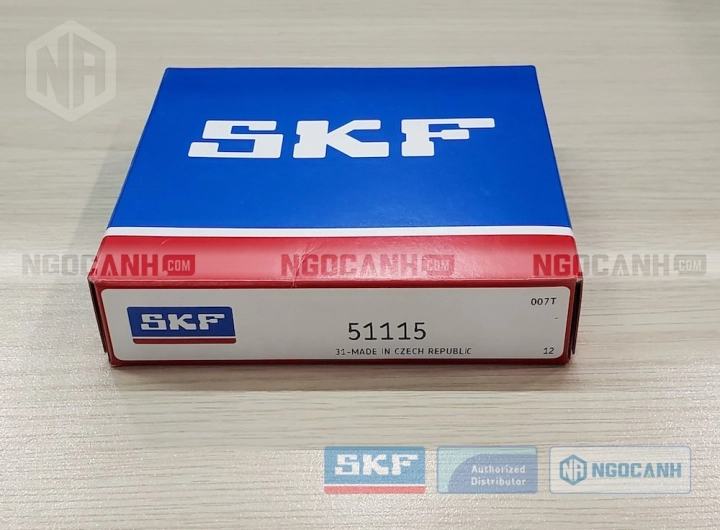 Vòng bi SKF 51115 chính hãng phân phối bởi SKF Ngọc Anh - Đại lý ủy quyền SKF