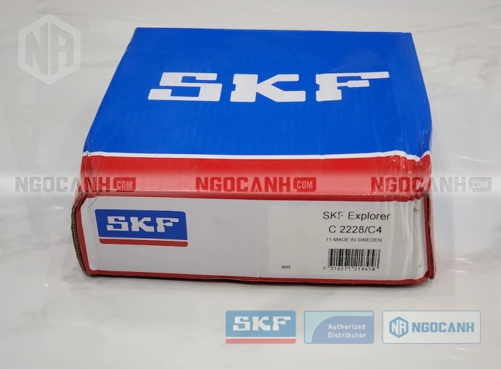 Vòng bi SKF C 2228/C4 chính hãng phân phối bởi SKF Ngọc Anh - Đại lý ủy quyền SKF Vòng bi SKF C 2228/C4 chính hãng phân phối bởi SKF Ngọc Anh - Đại lý ủy quyền SKF