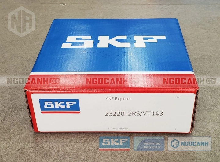 Vòng bi SKF 23220-2RS/VT143 chính hãng phân phối bởi SKF Ngọc Anh - Đại lý ủy quyền SKF Vòng bi SKF 23220-2RS/VT143 chính hãng phân phối bởi SKF Ngọc Anh - Đại lý ủy quyền SKF