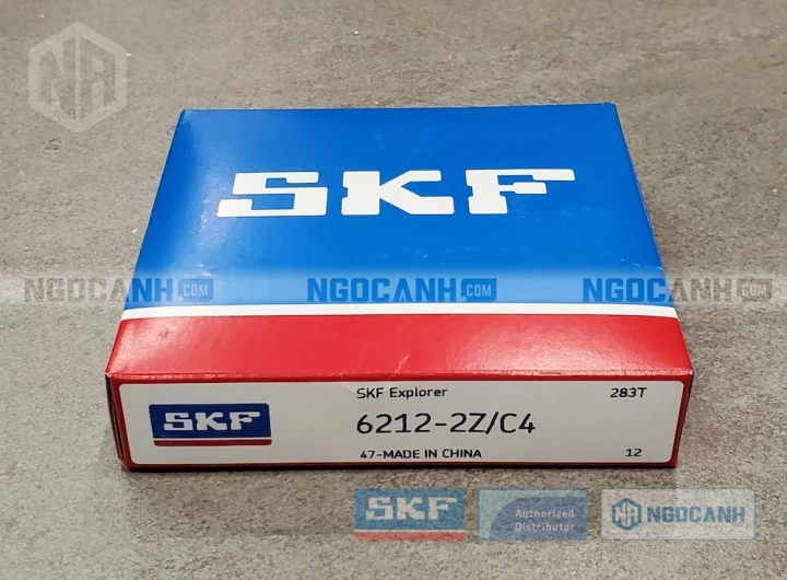 Vòng bi SKF 6212-2Z/C4 chính hãng phân phối bởi SKF Ngọc Anh - Đại lý ủy quyền SKF