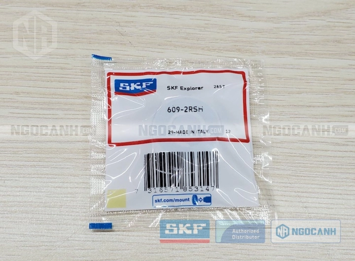 Vòng bi SKF 609-2RSH chính hãng phân phối bởi SKF Ngọc Anh - Đại lý ủy quyền SKF Vòng bi SKF 609-2RSH chính hãng phân phối bởi SKF Ngọc Anh - Đại lý ủy quyền SKF