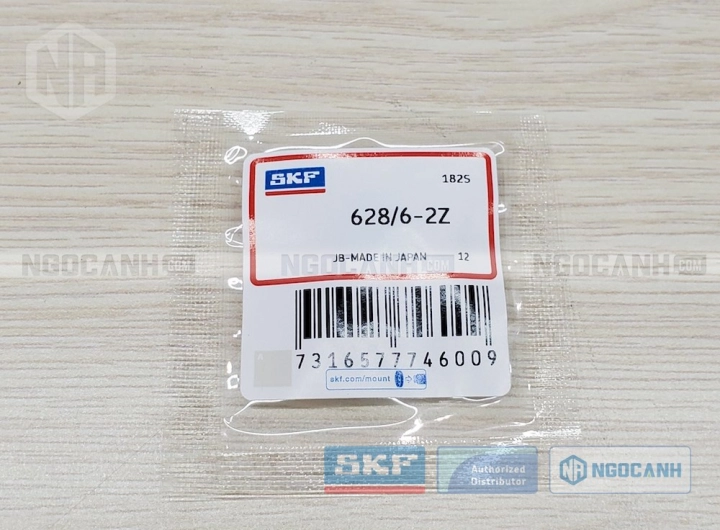 Vòng bi SKF 628/6-2Z chính hãng phân phối bởi SKF Ngọc Anh - Đại lý ủy quyền SKF