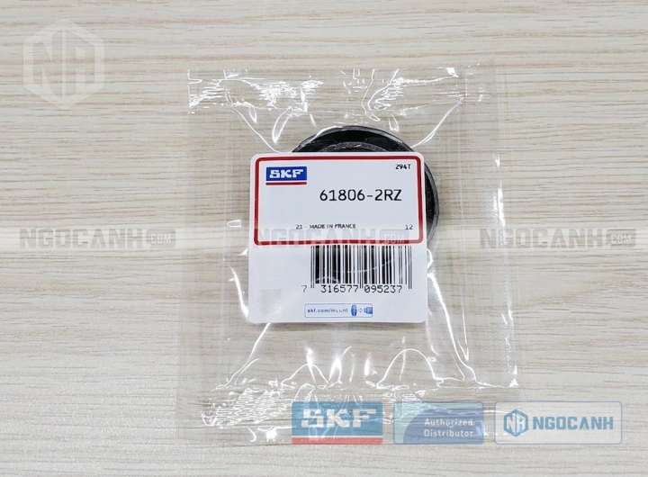 Vòng bi SKF 61806-2RZ chính hãng phân phối bởi SKF Ngọc Anh - Đại lý ủy quyền SKF