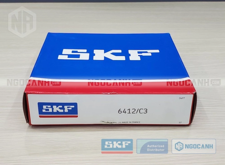 Vòng bi SKF 6412/C3 chính hãng phân phối bởi SKF Ngọc Anh - Đại lý ủy quyền SKF Vòng bi SKF 6412/C3 chính hãng phân phối bởi SKF Ngọc Anh - Đại lý ủy quyền SKF
