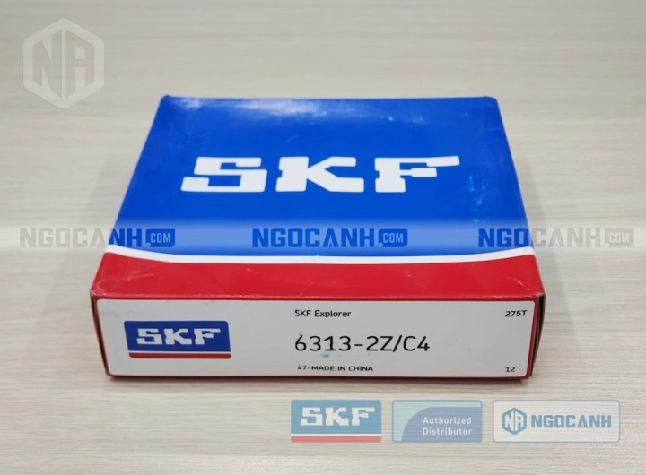 Vòng bi SKF 6313-2Z/C4 chính hãng phân phối bởi SKF Ngọc Anh - Đại lý ủy quyền SKF