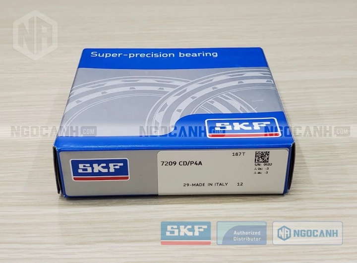 Vòng bi SKF 7209 CD/P4A chính hãng phân phối bởi SKF Ngọc Anh - Đại lý ủy quyền SKF