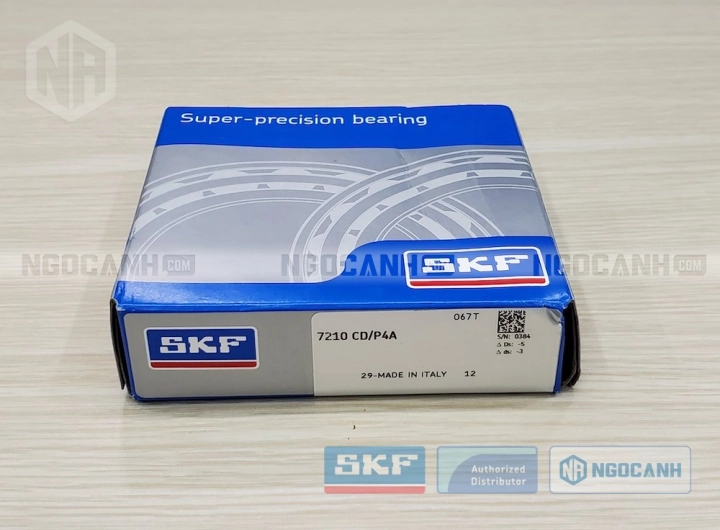 Vòng bi SKF 7210 CD/P4A chính hãng phân phối bởi SKF Ngọc Anh - Đại lý ủy quyền SKF Vòng bi SKF 7210 CD/P4A chính hãng phân phối bởi SKF Ngọc Anh - Đại lý ủy quyền SKF