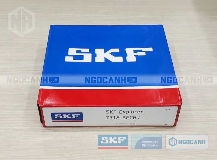 Vòng bi SKF 7318 BECBJ chính hãng phân phối bởi SKF Ngọc Anh - Đại lý ủy quyền SKF