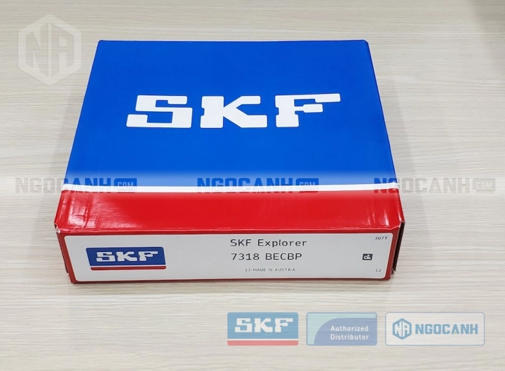 Vòng bi SKF 7318 BECBP chính hãng phân phối bởi SKF Ngọc Anh - Đại lý ủy quyền SKF Vòng bi SKF 7318 BECBP chính hãng phân phối bởi SKF Ngọc Anh - Đại lý ủy quyền SKF